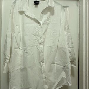 White Button Down Blouse
